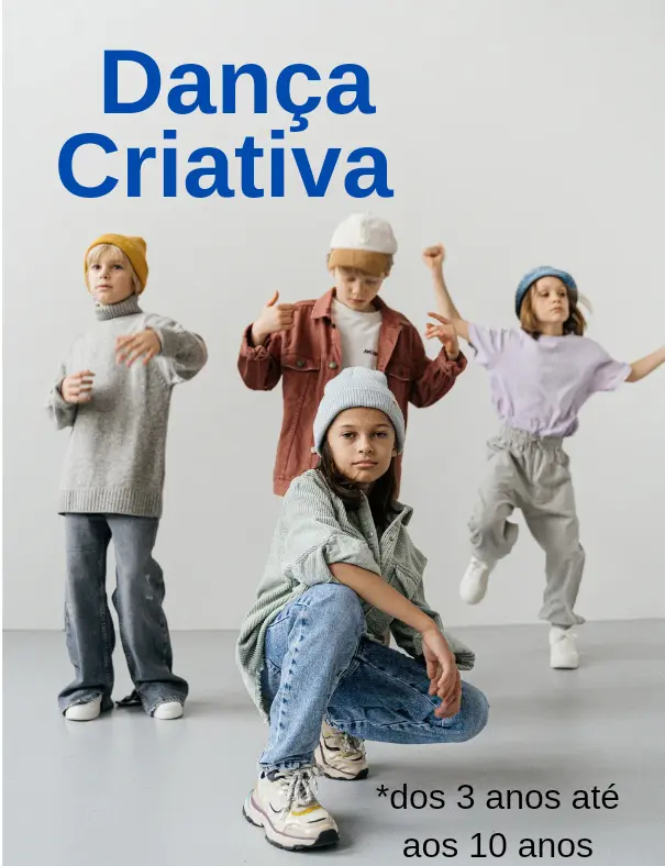 Dança criativa para crianças